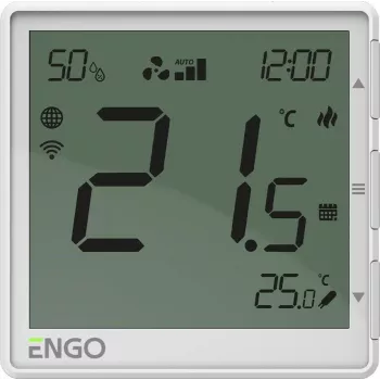 ENGO Controls EFAN-230W puhallinkonvektorin termostaatti, 230V
