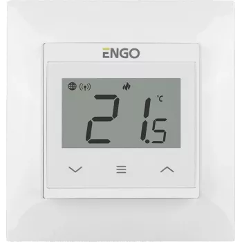 ENGO E55-W uppoasennettava Wi-Fi-lämpötilasäädin 55x55-kehyksille