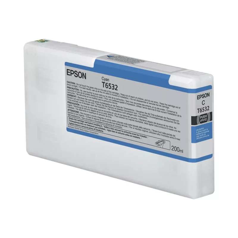 EPSON T6532 mustepatruuna, syaani