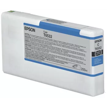 EPSON T6532 mustepatruuna, syaani