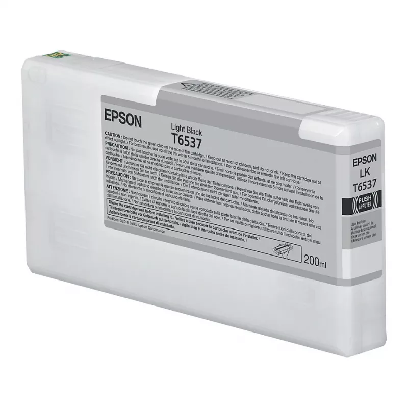 Epson T653700 UltraChrome HDR Photo Black mustekasetti (200 ml, 1 kpl:n pakkaus)