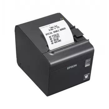 Epson TM-L90LF (688) termodirekt-POS-tulostin - USB Ethernet, linerless, tummanharmaa