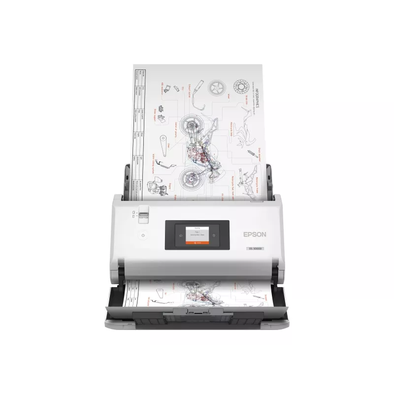Epson WorkForce DS-30000 A3 duplex asiakirjaskanneri 70ppm 600dpi USB 3.0