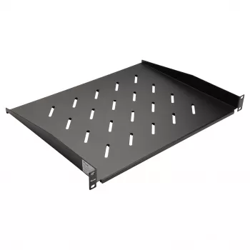 Equip 19 tuuman kiinteä rack-hylly 1U 350 mm musta palvelinkaappeihin