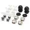 Equip 24-portin kuitujatkosrasia, SC Duplex, OS2, 1U, asennettu, musta