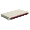 Equip 24-portin SC Duplex OM4 kuitujatkosrasia 1U rack-asennus, asennettu, harmaa