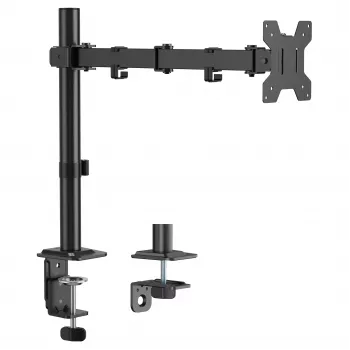 Equip pöytäteline 17-32 inch näytöille, 360° kääntyvä, 10 kg, musta