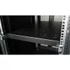 Equip EZVS-19-1-10-B 19 tuuman 1U säädettävä hylly, 1000 mm syvyys, musta