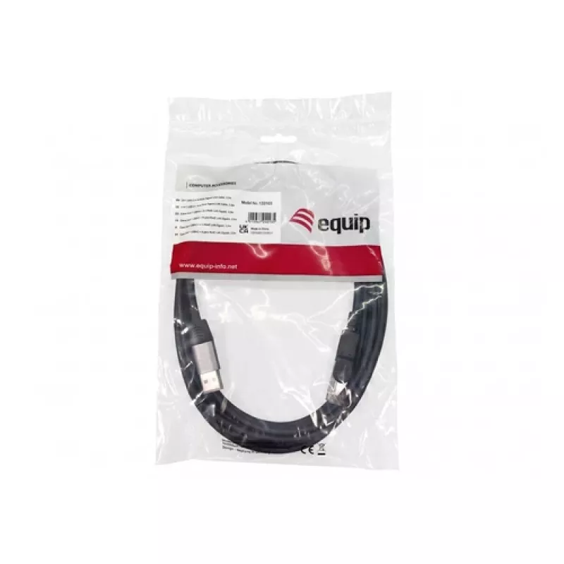 Equip GigaBit USB-C+A - RJ45-adapteri, musta
