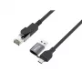 Equip GigaBit USB-C+A - RJ45-adapteri, musta