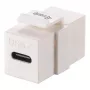 Equip Keystone Coupler USB 3.2 Gen 2 USB-C naaras-naaras, valkoinen