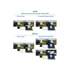 EQUIP USB-C 4-in-1 Dual-HDMI-sovitin 100W PD:llä, 4K MST, alumiini