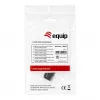 Equip USB-C Keystone -liitin, USB 3.2 Gen 2, USB-C naaras-naaras, musta