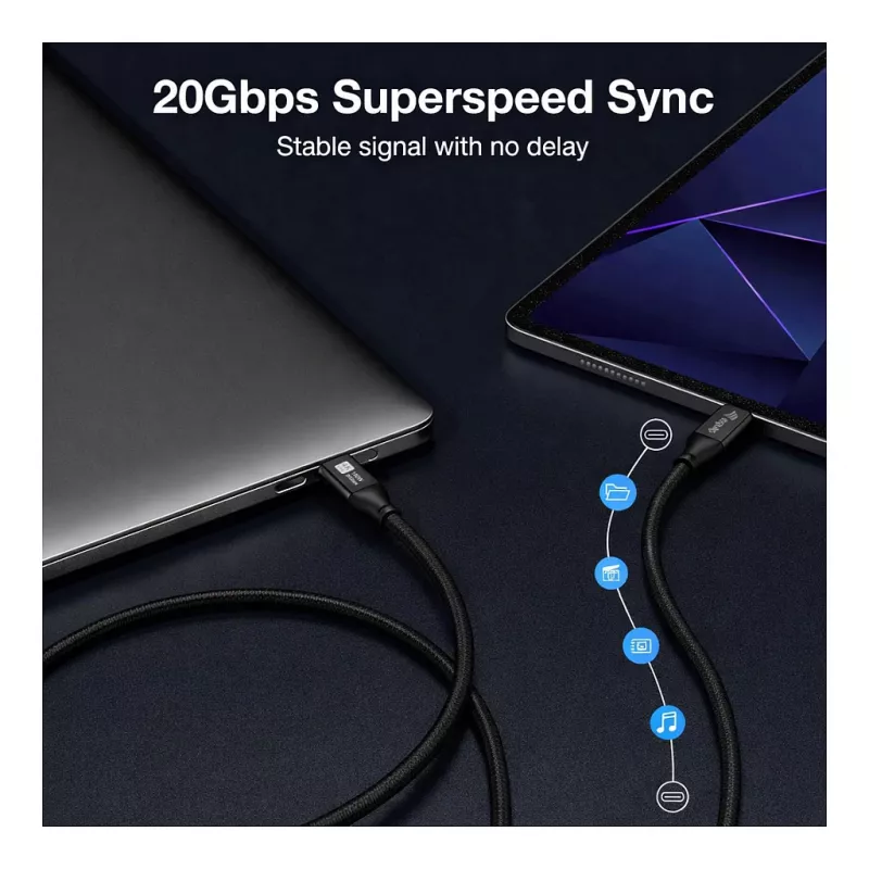 EQUIP USB-C - USB-C + HDMI -adapteri 100W PD:llä, 4K/60Hz, alumiini
