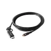 EQUIP USB-C - USB-C + HDMI -adapteri 100W Power Delivery, 4K 60Hz, 3m alumiini