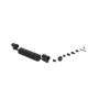 Ergonomic Solutions ClickSafe Dual Lock turvakaapelilukko - musta/hopea