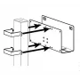 Ergotron oheislaitekiinnike 3x3-pylväälle, teräs, musta (60-158-100)