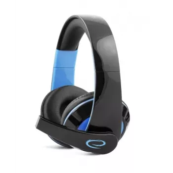 Esperanza EGH300B johdolliset pelikuulokkeet mikrofonilla, over-ear, musta ja sininen