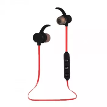 Esperanza EH186K langattomat in-ear-sport-kaulapanta-Bluetooth-kuulokkeet mikrofonilla, musta/punainen