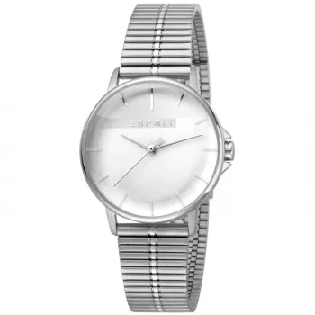 ESPRIT naisten kvartsikello ES1L065M0065 32 mm ruostumaton teräs hopea