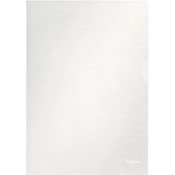 Esselte Standard A4 -asiakirjasuojat, polypropyleeni, nystyräpinta, 0,12 mm, ylhäältä ja sivuilta avoin, asiakirjaturvallinen, peukaloaukko, 100 kpl:n pakkaus 54832