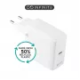 ESTUFF INFINITE (GRS) USB-C-laturi – 20W seinälaturi Power Delivery 3.0 & Quick Charge 3.0, valkoinen
