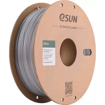 eSUN PETG+ 3D-tulostimen filamentti 1,75 mm hopea 1 kg paperikela PETG+175S1P1