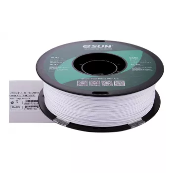 ESUN PLA+ 1,75 mm kylmävalkoinen 1 kg 3D-tulostimen filamentti