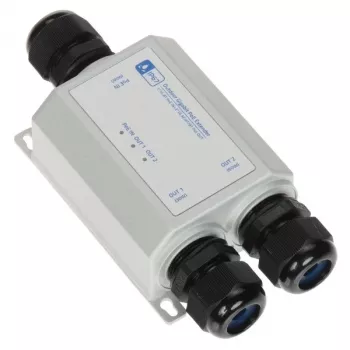 Ethernet + PoE -jatko SPT-POE/2-POE-1G-IP67 gigabit PoE+ IP67