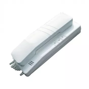 EURA ADA-38A3 4-johtiminen analoginen ovipuhelinkuuloke RL-3203H-järjestelmiin, valkoinen