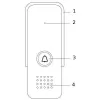EURA ADP-24A3 valkoinen 2-johdin audio-ovipuhelinjärjestelmä