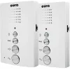 EURA ADP-51A3 DIFESA 1 perheen audio-ovisummeri 2 luurilla, valkoinen