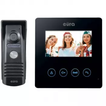 Eura videopuhelulaite EURA VDP-52A3ATIRA musta