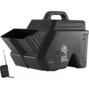 EUROLITE AKKU BW-300 akkukäyttöinen saippuakuplakone kaukosäätimellä, 1,5L säiliö, musta 51705131
