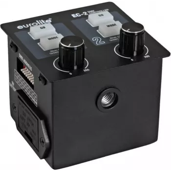 EUROLITE EC-2 DMX-ohjain 2-kanavainen savukoneille stroboille blindereille 70064579