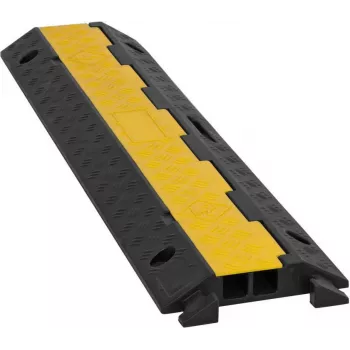 EUROLITE KB-2A kaapelisilta 2-kanavainen 98x24x4,5 cm musta/keltainen kantavuus 5000 kg