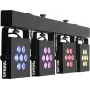 EUROLITE LED KLS-3002 MK2 kompakti valosarja AIR 4x RGBWA/UV Spot DMX Wireless