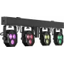 EUROLITE LED KLS-402 kompakti valosarja AIR 4x RGB/WW spotit AirW Wireless