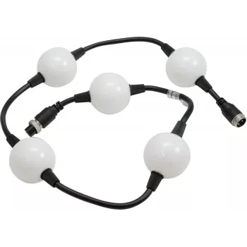 EUROLITE LED Pixel Ball 360° 1m MK2 – joustava RGB-pikselinauha, 5 segmenttiä, 24V DC
