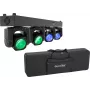 EUROLITE LED TMH Bar B240 Moving-Head Beam -paketti softbagilla – 4x 60W RGBW näyttämövalaistus