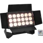 EUROLITE Multiflood IP 18x10W RGBW Wash CRMX IP65 LED-valonheitin musta