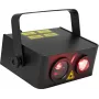 EUROLITE PolarStar RGB Laser 193mW tähtitaivas & revontuliefekti DMX musta