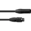 EUROLITE SEC-1 IP65 3-pin DMX-kaapeli 3 m musta vedenpitävä