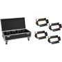 EUROLITE Set 4x LED PLL-576 CW/WW -paneeli + kotelo pyörillä DMX 576 LED 3000-6000K