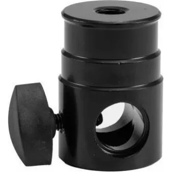 EUROLITE TV Spigot -adapteri 16 mm M10-kierteellä – tukeva teräsadapteri 15 kg asti