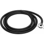 EUROLITE UAN-1 yleissavukoneadapteri letkulla, 40 mm ulostulo, 1 m joustava letku, musta 51702066