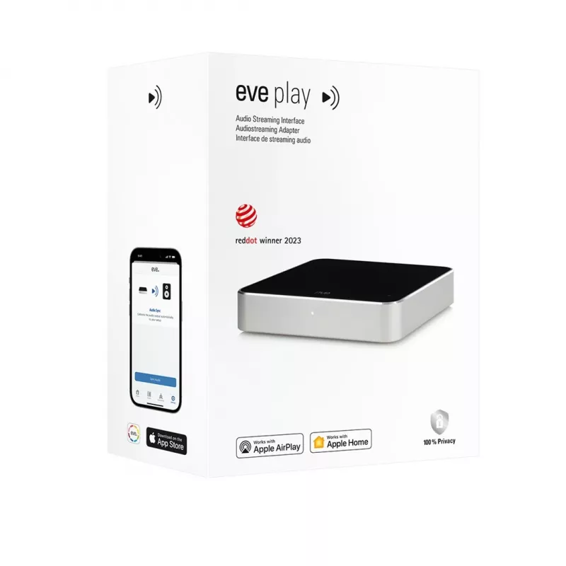 Eve Systems Eve Play Ethernet/LAN WLAN -sovitin - hopea
