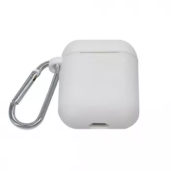EVELATUS Apple AirPods kuori EAC04 valkoinen - silikonisuojakuori AirPods 1. ja 2. sukupolvelle