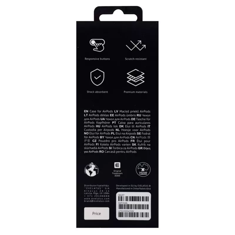 Evelatus Apple AirPods Pro kotelo EAC04 sininen