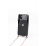 Evelatus Apple iPhone 11 silikoni läpinäkyvä kaulanauhalla TPU-nauha kulta